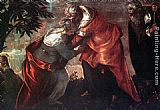 Jacopo Robusti Tintoretto Wall Art - The Visitation